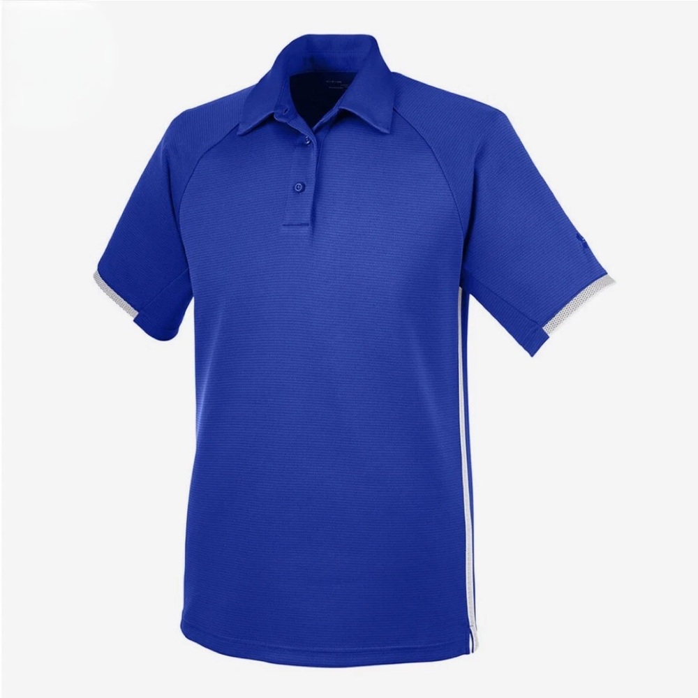 Under Armour Men's Corporate Rival Short Sleeve Polo Royal Blue size Large